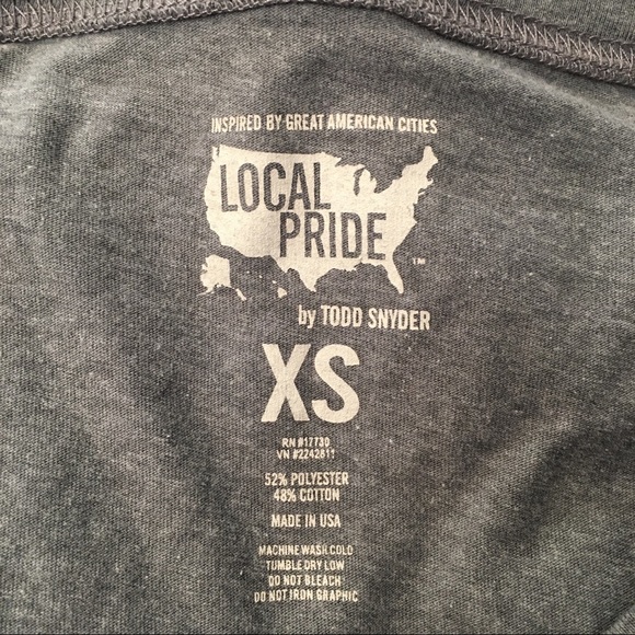 Local Pride by Todd Snyder California Bear Round Hem Top XS - Picture 7 of 8